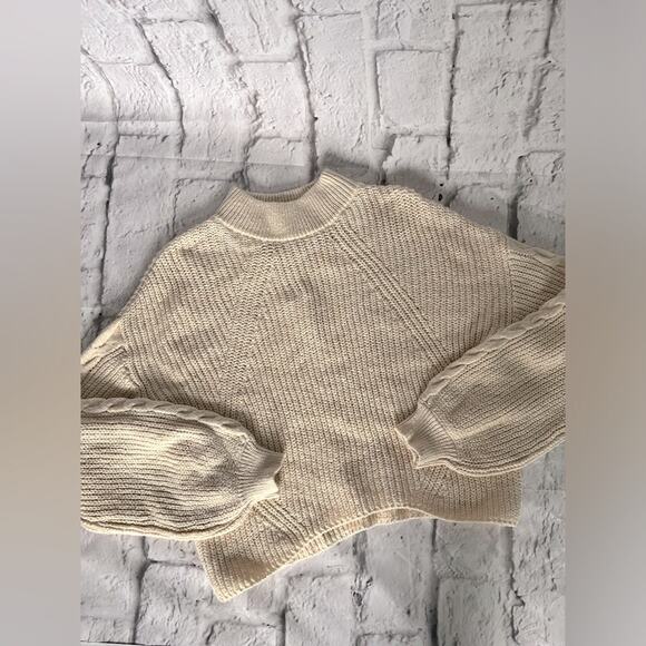 BP cable knit sweater mock neck size XS new - Picture 4 of 7